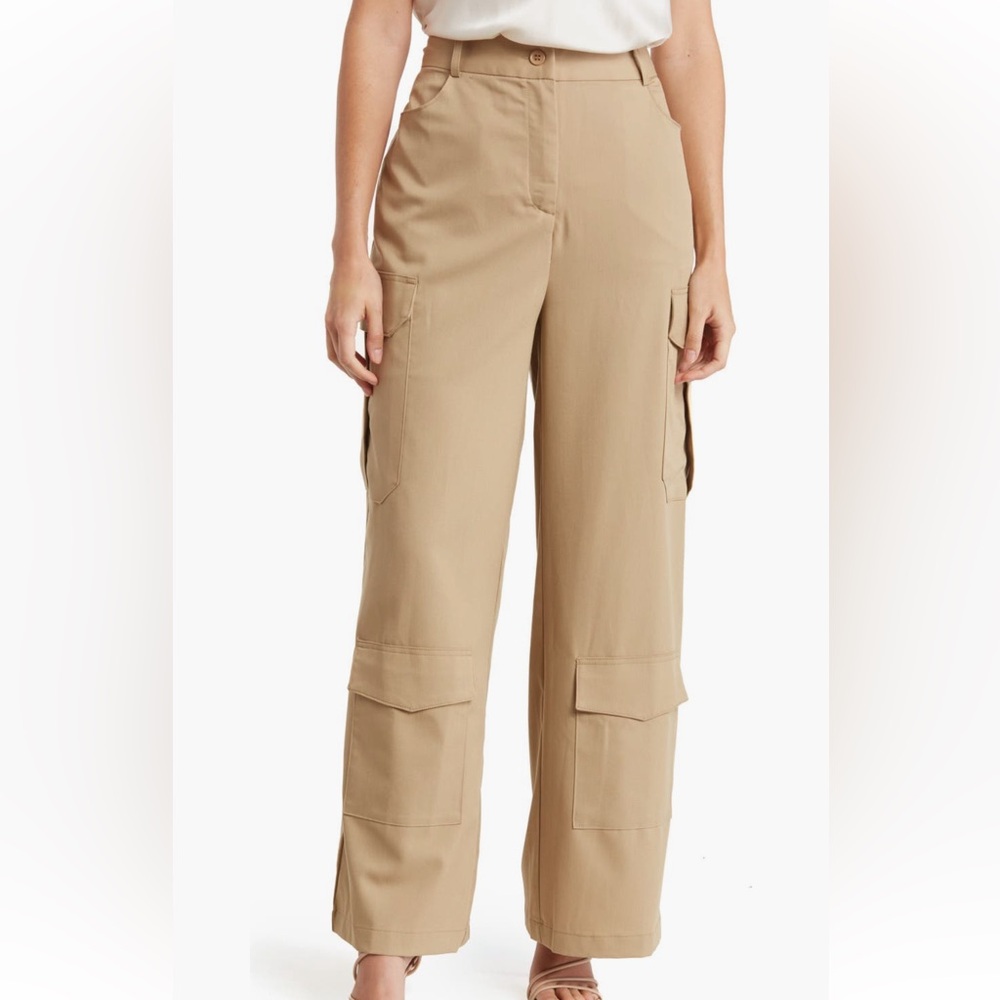High Waist Wide Leg CargoPants size M